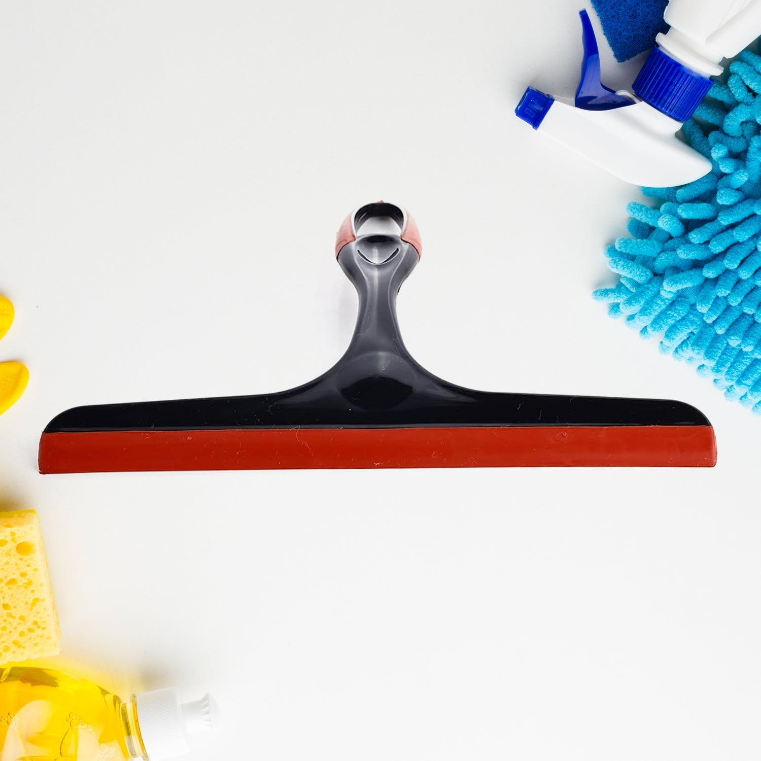 17754 Plastic Kitchen Wiper | Ideal for Kitchen Platform, Windows, Glass, & Car Windshield | Silicone Head | Multicolor | Pack of 1 pc 17754 Plastic Kitchen Wiper | Ideal for Kitchen Platform, Windows, Glass, & Car Windshield | Silicone Head | Multicolor | Pack of 1 pc